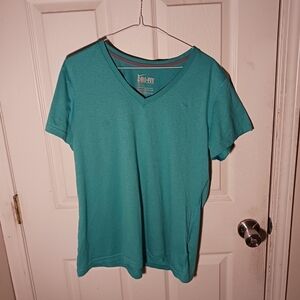 ​Nike Dri-Fit's Turquoise Women's V Neck T-shirt